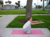 CROW POSE (For lower  stomach region)
